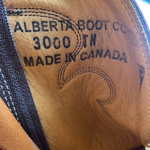 Alberta Boot Co. 3000 TN Cowboy Western Boot: Size 10EE - Picture 9 of 10
